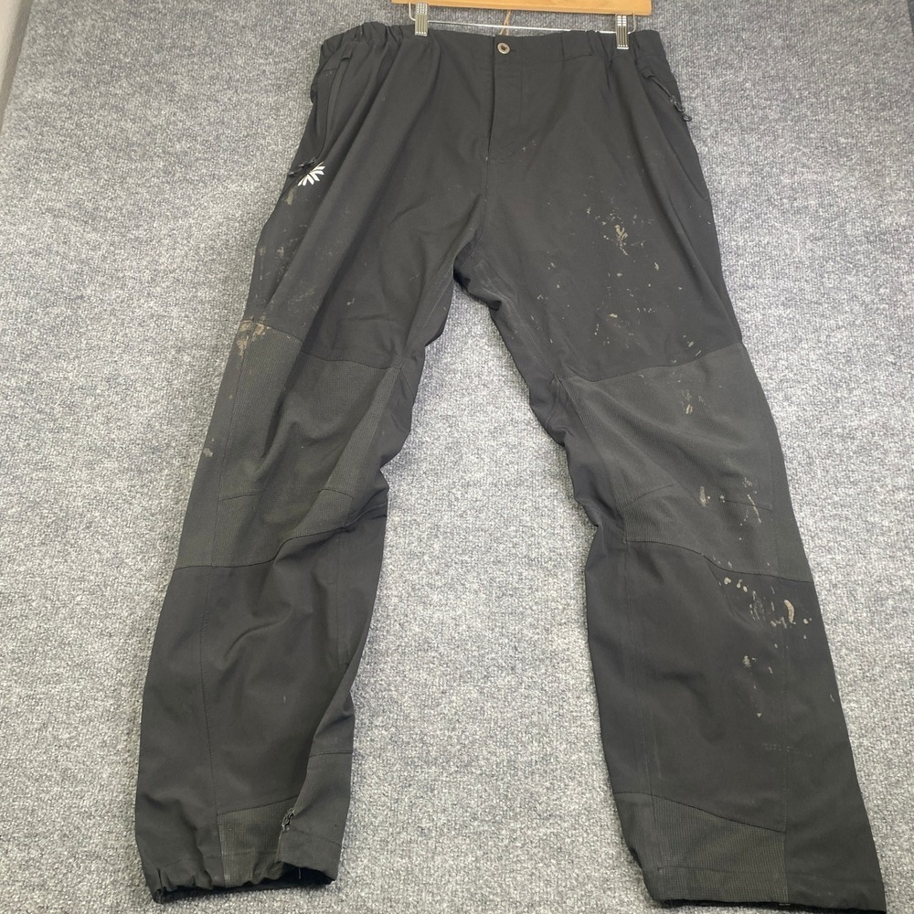Icewear Iceland Mens Technical Hiking Ski Pants Black Reinforced Knee Size 2XL